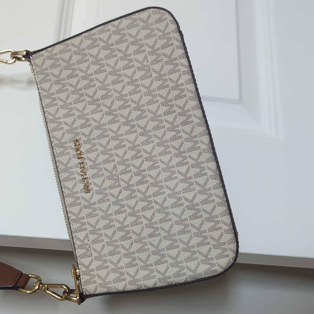 Michael Kors Beige and Brown Women's Bag